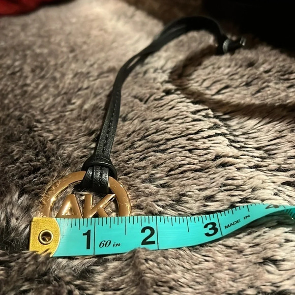 AK Gold Tone Large logo bag charm - Picture 7 of 12